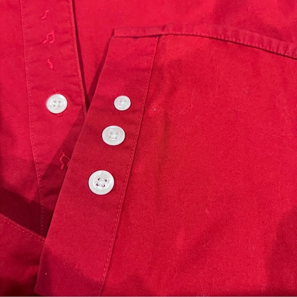 Vintage Winnie The Pooh Red Full Sleeve Button Down Shirt Women’s XL - Picture 6 of 11